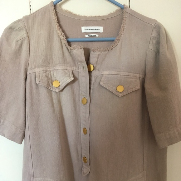 ÉTOILE ISABEL MARANT Oriane Denim Mini Dress - Picture 3 of 5